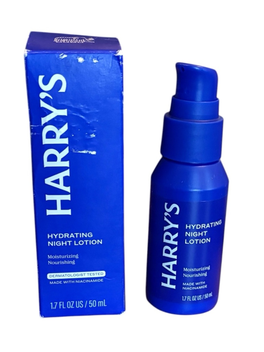 Harry’s Hydrating Night Lotion Niacinamide 1.7 oz Men’s Face Moisturizer